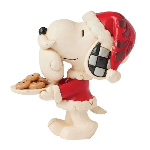Peanuts by Jim Shore Figurine 8cm Mini Snoopy Santa, Whitehill 6017240
