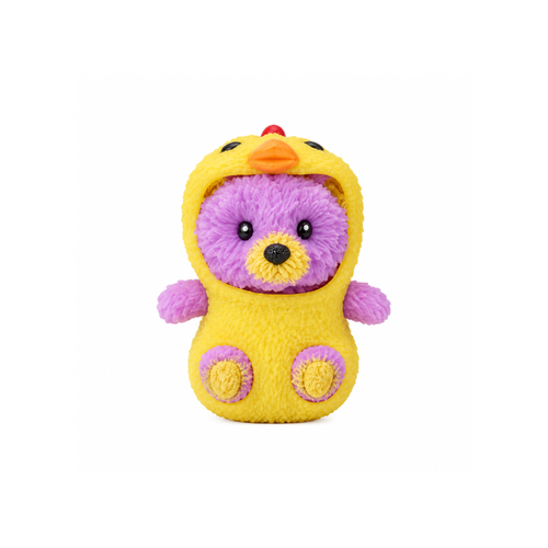 Bear Lala EmoDress Figurine 8cm Chick Lala Bear Collectible Squishy Toy, 6021114