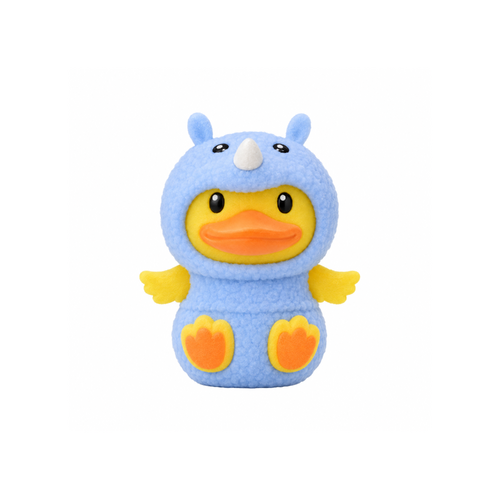 Bear Lala EmoDress Figurine 8cm Rhino Lala Duck Collectible Squishy Toy, 6021122