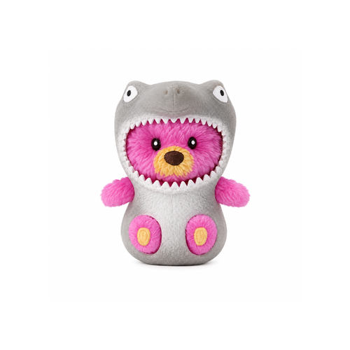Bear Lala EmoDress Figurine 8cm Shark Lala Bear Collectible Squishy Toy, 6021123