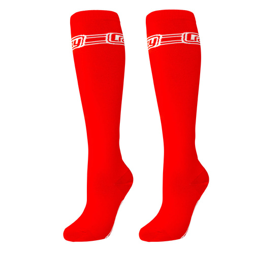 Crazy Skates Novelty Socks One Size Fits Most - Classic Red Crazy Socks