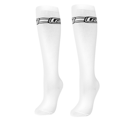 Crazy Skates Novelty Socks One Size Fits Most - Classic White Crazy Socks