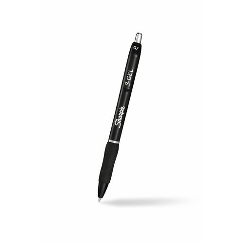Sharpie S-Gel Gel Pen Retractable Medium 0.7mm (Box of 6) Black