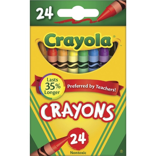 Crayola Coloured Crayons Non-Toxic - Pack of 24