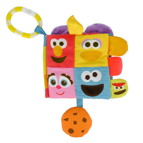 Sesame Street Cloth Book Sensory Toy 12cm, Jasnor SS48009