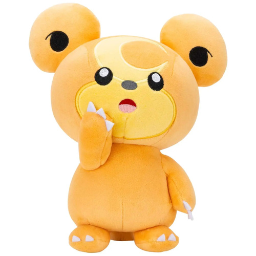 Pokemon Plush 20cm Teddiursa, Collectible Soft Toy, PKW4196