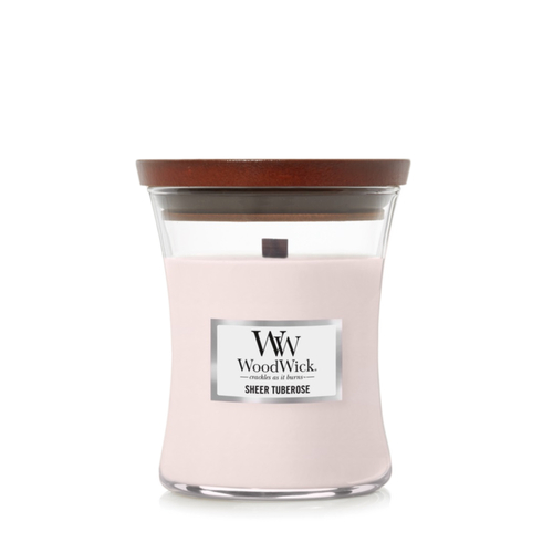 WoodWick Scented Candle Sheer Tuberose Medium 275g WW1728752