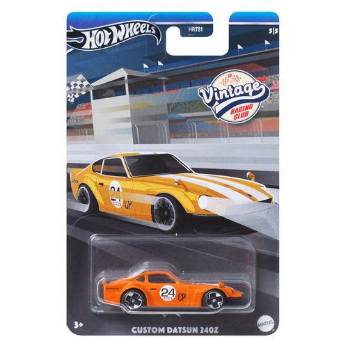 Hot Wheels Vintage Racing Club Diecast Car 1:64 Scale - Custom Datsun 240Z