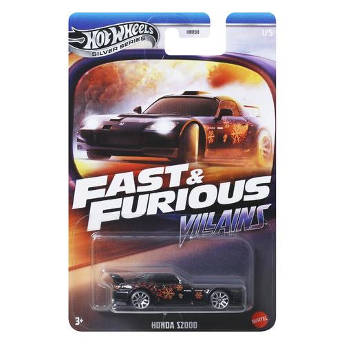 Hot Wheels Silver Series Fast & Furious Villains Diecast Car 1:64 - Honda S2000
