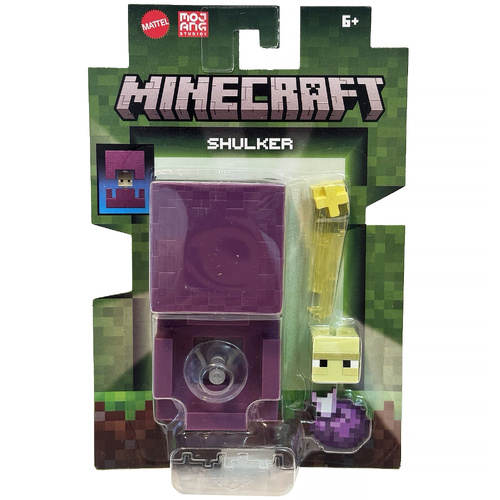 Minecraft Action Figure 8cm Shulker with Shell & Chorus Fruit