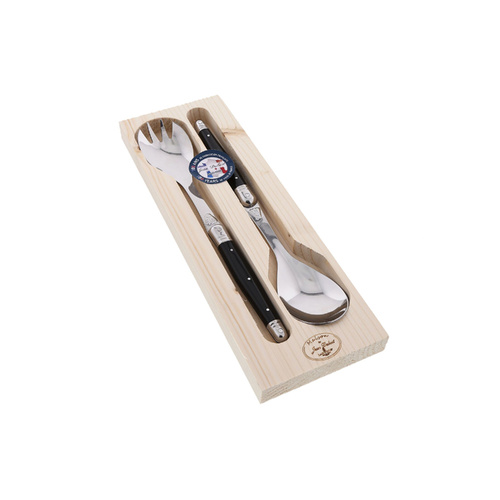 Jean Dubost Maison Salad Server Set 2-Piece Black, MAB97018