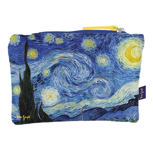 Enesco Arty Collection Pouch 20x15cm Van Gogh Starry Night, Whitehill 523428