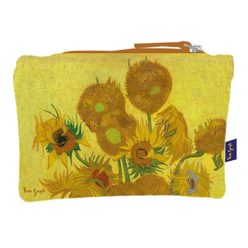Enesco Arty Collection Pouch 20x15cm Van Gogh Sunflowers, Whitehill 523430