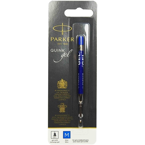 Parker Quink Gel Ballpoint Refill Medium BLUE 1950346