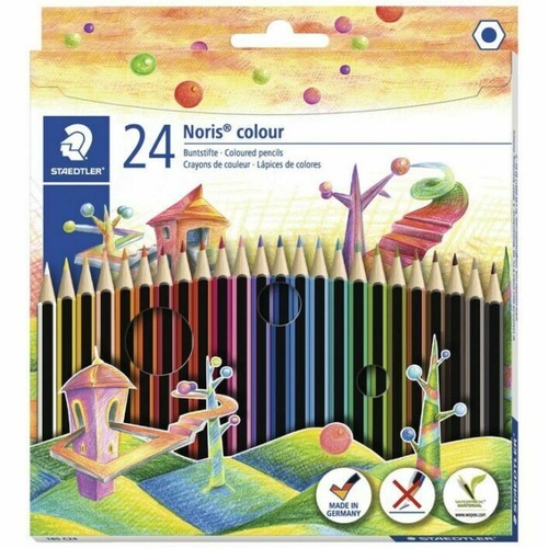 Staedtler- Colouring Pencils- Noris Colour 24 pack 185 C24