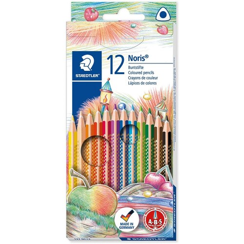 Staedtler- Colouring Pencils- Noris Club 12 pack Triangular 127NC12