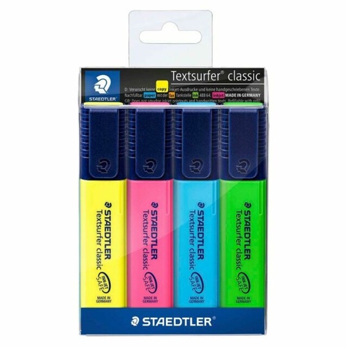 Staedtler- Textsurfer Classic Highlighters - Pack of 4