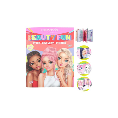 Depesche TOPModel Colouring Sticker Book Beauty Fun, E0413137