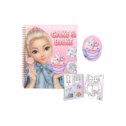 Depesche TOPModel Colouring Sticker Book Cake & Bake, E0413386