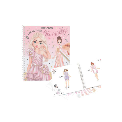 Depesche TOPModel Colouring Sticker Book Create Your Glam Look, E0413583