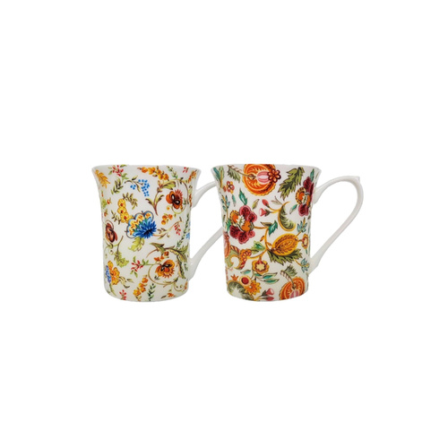 Queens By Churchill Hidden World Mug 200mL India: Odisha & Bihar (Set of 6), HIDW02001/6