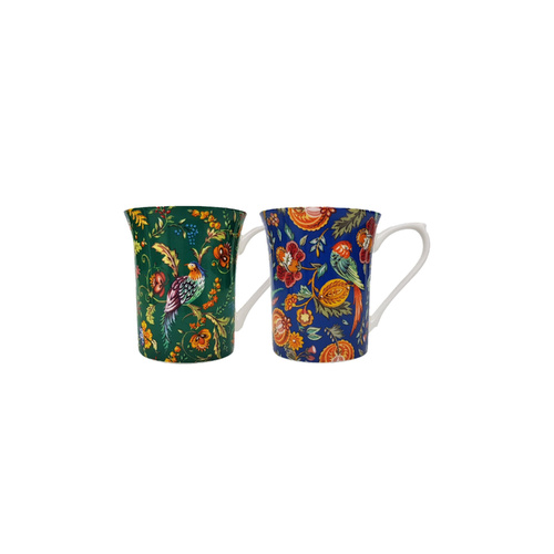 Queens By Churchill Hidden World Mug 200mL India: Karnataka & Kerala (Set of 6), HIDW02031/6