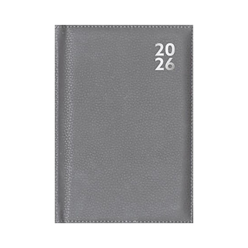 2026 Diary Premium A5 Week to View Grey, Design Group YCORDIA4A027