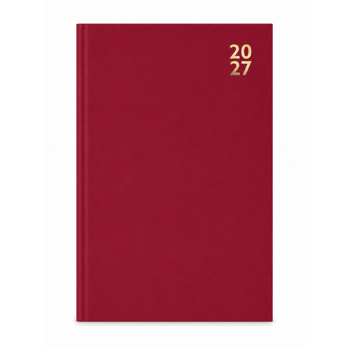 2027 Diary Design Group Hardcover A6 Week to VIew Red, YCORDIA5A017