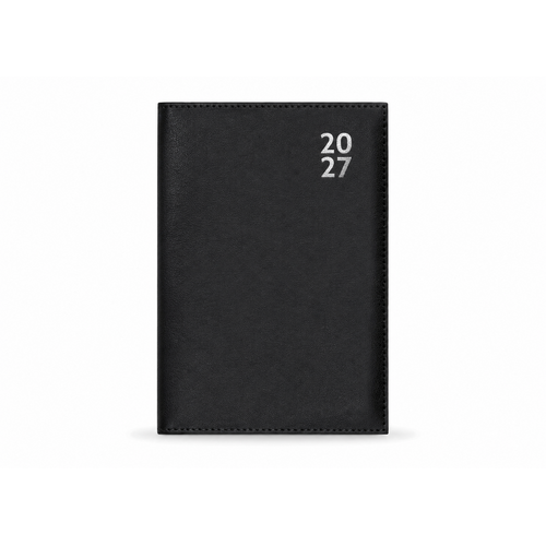 2027 Diary Design Group Premium A6 Week to View Black, YCORDIA5A025