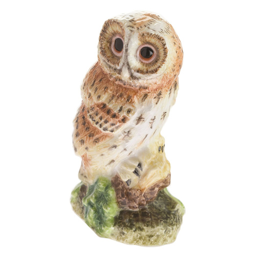John Beswick Birds Figurine 9cm Tawny Owl, Collectible Ceramic Figure JBB37