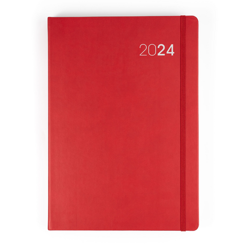 2024 Diary Collins Legacy A4 Day to Page Red CL41.15