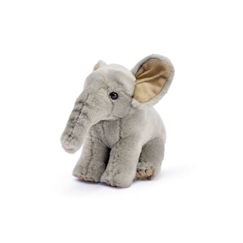 Living Nature Plush 18cm Sitting Elephant Calf, KC-AN790