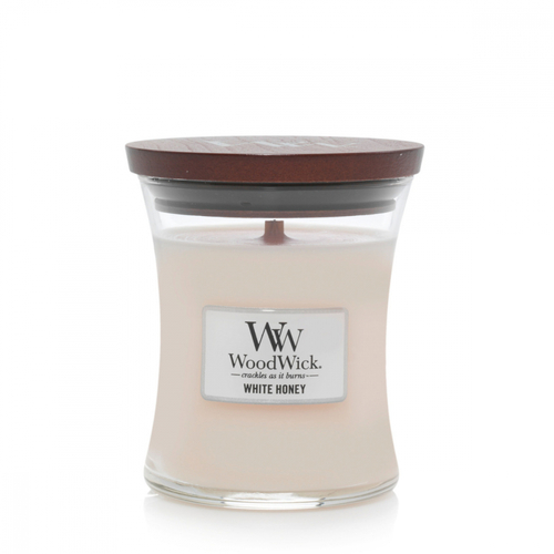 WoodWick Scented Candle White Honey Medium 275g WW92026E