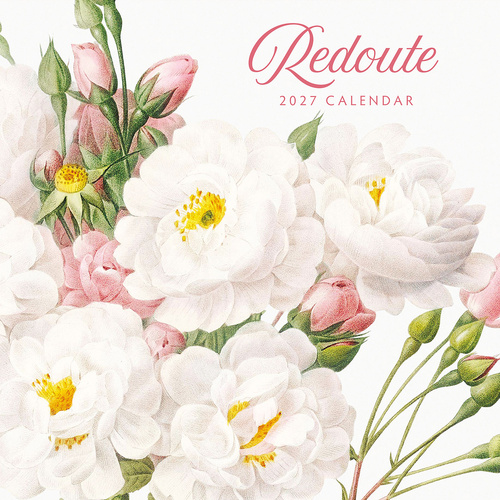 2027 16-Month Calendar Redoute Square Wall, Red Robin RR271112