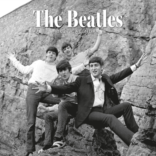 2027 16-Month Calendar The Beatles Square Wall, Red Robin RR271160