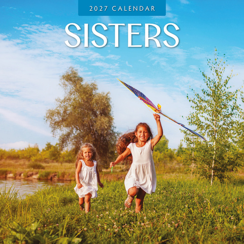 2027 16-Month Calendar Sisters Square Wall, Red Robin RR271290