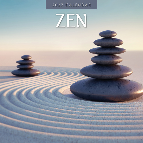 2027 16-Month Calendar Zen Square Wall, Red Robin RR271292