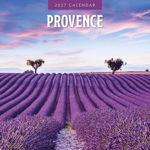 2027 16-Month Calendar Provence Square Wall, Red Robin RR271341