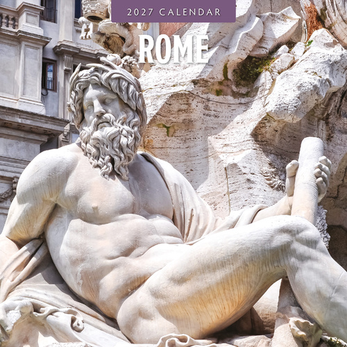 2027 16-Month Calendar Rome Square Wall, Red Robin RR271342