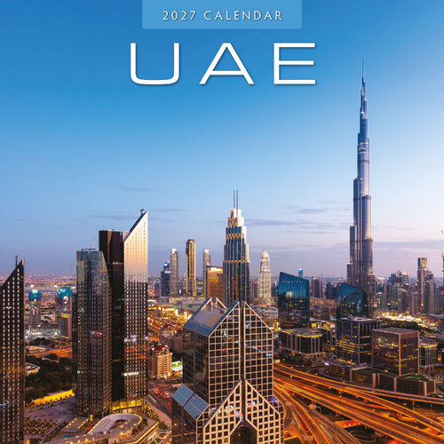 2027 16-Month Calendar UAE Square Wall, Red Robin RR271345