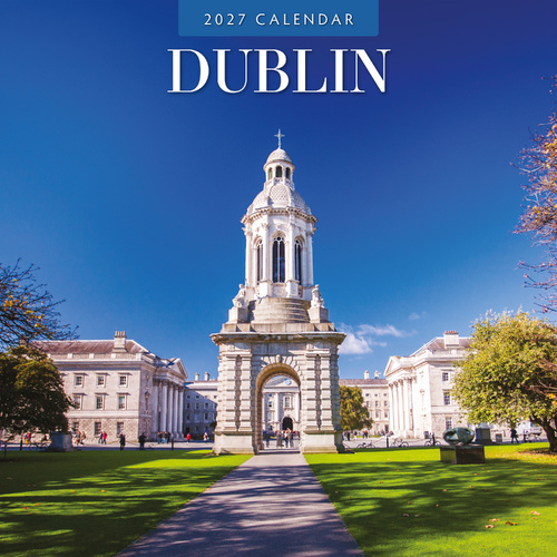 2027 16-Month Calendar Dublin Square Wall, Red Robin RR271353