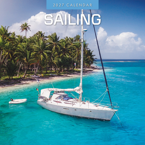 2027 16-Month Calendar Sailing Square Wall, Red Robin RR271374