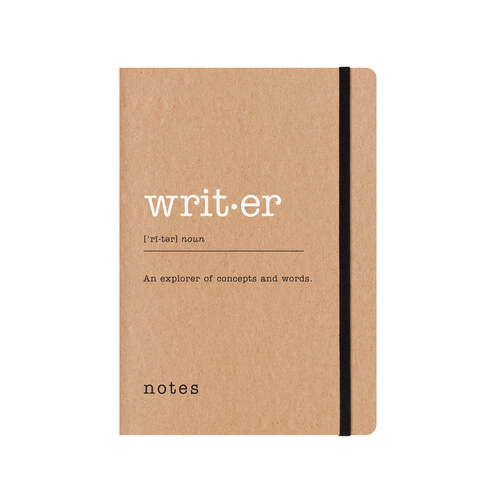 Notebook Eco Writers A5 Dotted Kraft by Letts