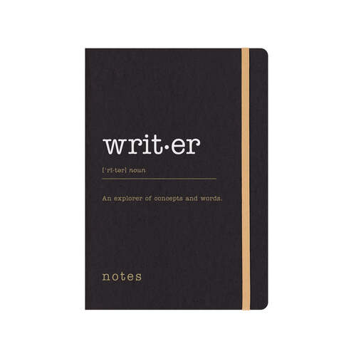 Notebook Eco Writers A5 Dotted Black by Letts