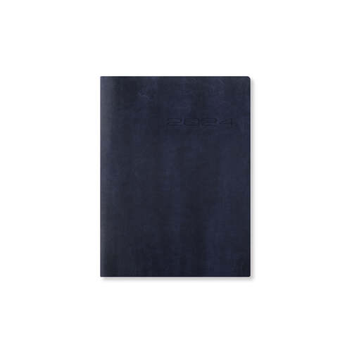 2024 Diary Lecassa A6+ Day to Page Appt Navy Multilanguage, Letts 24-081741