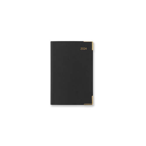 2024 Diary Classic Mini Pocket Week to View Black, Letts 24-C32EBK