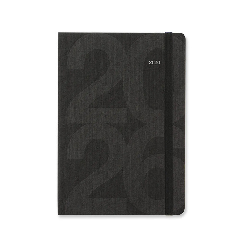 2026 Diary Letts of London Block A5 Week to View Black 081673