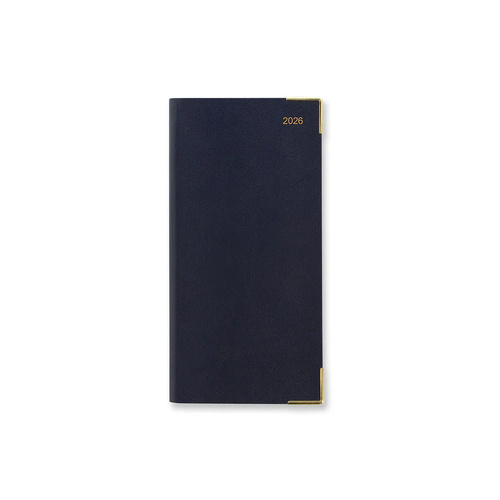 2026 Diary Letts of London Classic Slim Month to View Dark Blue T15SBL