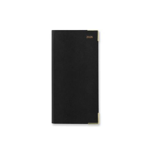 2026 Diary Letts of London Classic Slim Week to View w/ Appointments Black T35SUBK
