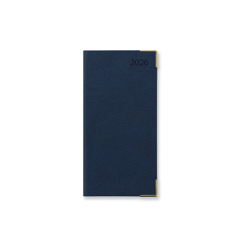 2026 Diary Letts of London Connoisseur Slim Week to View w/ Appointments Blue TC3SUBL